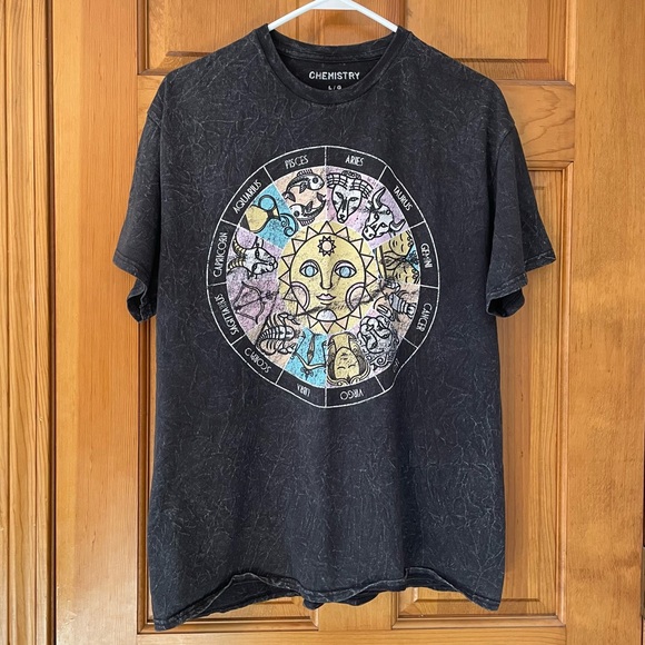 Urban Outfitters Tops - Distressed astrology zodiac tee